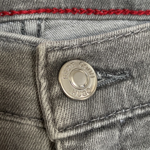 Hugo Boss women’s jeans, faded grey, high rises, skinny, stretchy! Size 28 X 32 - Picture 5 of 14